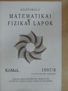 Csaba György Gábor - Középiskolai Matematikai és Fizikai Lapok 1997. november [antikvár]