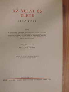 Dr. Hankó Béla - Az állat és élete I. (töredék) [antikvár]