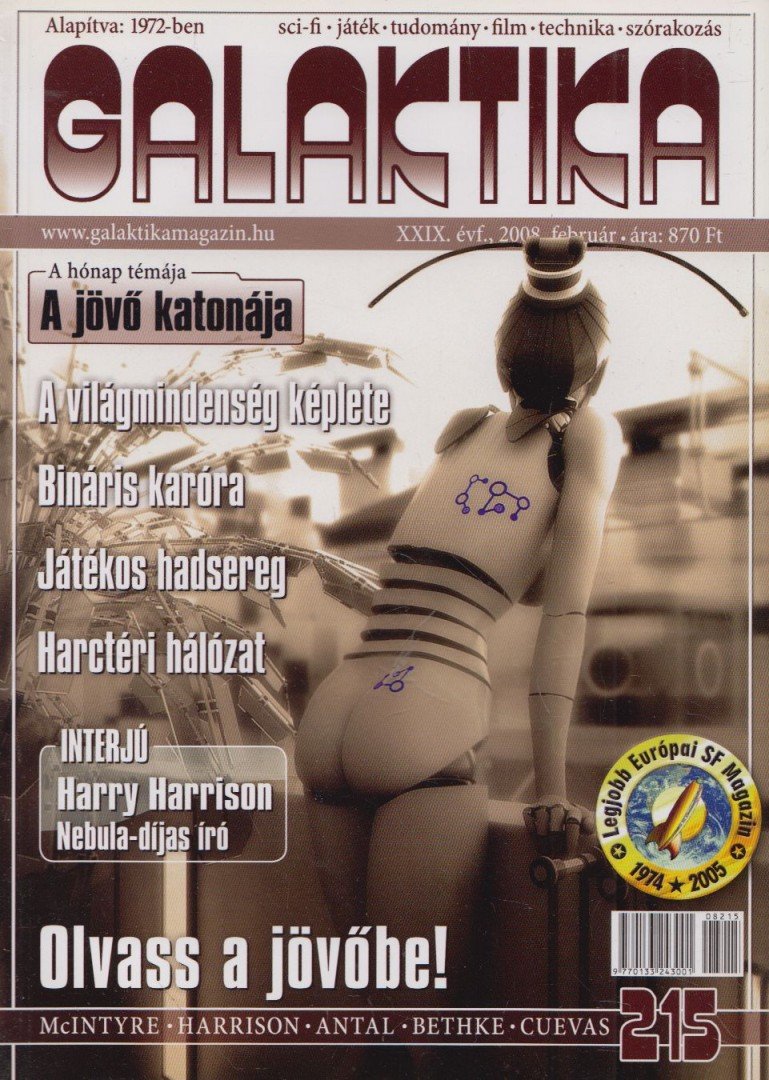 BURGER ISTVÁN - Galaktika 215. XXIX. évf. 2008. február [antikvár]