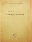 P. Mayer Erika - Latin mondattan és stilisztika [antikvár]