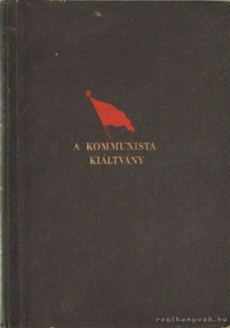 A kommunista kiáltvány [antikvár]