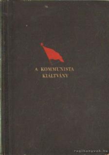 A kommunista kiáltvány [antikvár]