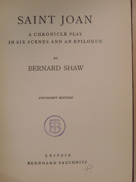 Bernard Shaw - Saint Joan [antikvár]