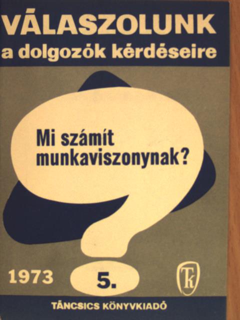 Dr. Molnár Dániel - Mi számít munkaviszonynak? [antikvár]