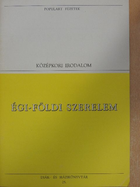 Égi-földi szerelem [antikvár]