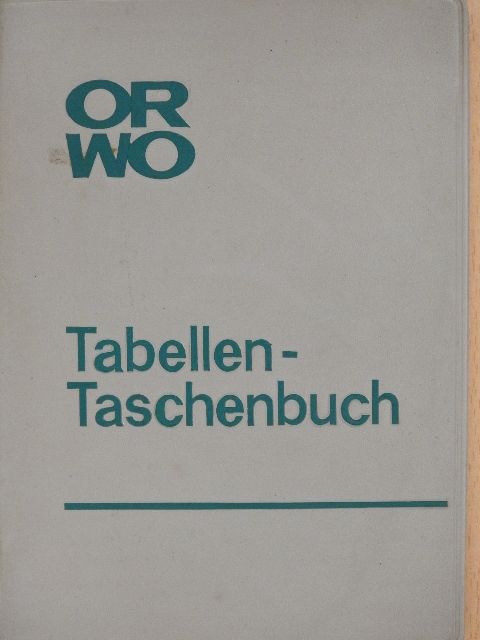 Siegfried Kaufmann - Tabellen-Taschenbuch für Foto- und Schmalfilm-Amateure [antikvár]