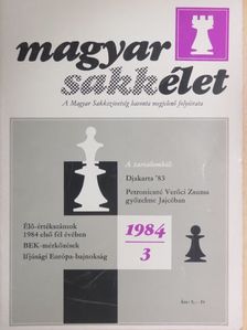 Bottlik Iván - Magyar Sakkélet 1984. március [antikvár]