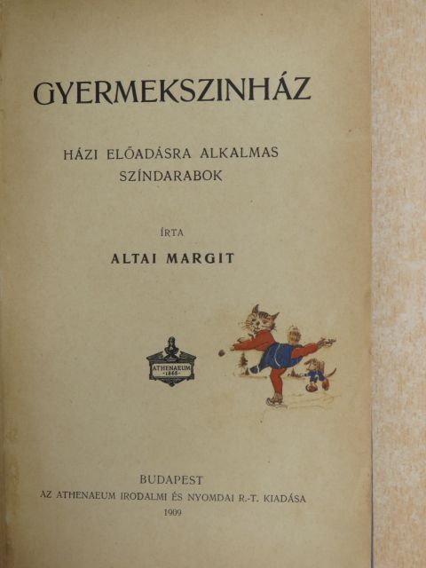 Altai Margit - Gyermekszinház [antikvár]