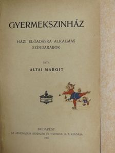 Altai Margit - Gyermekszinház [antikvár]