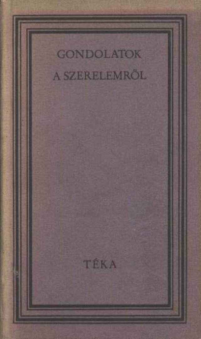 Dévald László - Gondolatok a szerelemről [antikvár]