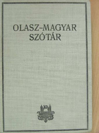 Olasz-magyar szótár [antikvár]