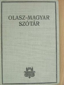 Olasz-magyar szótár [antikvár]