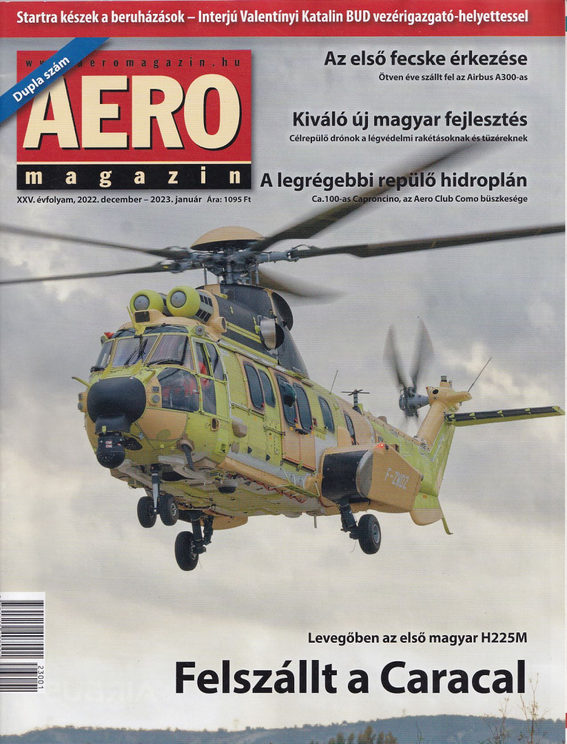 Sajtos Zoltán - Aero magazin 2022. december - 2023. január [antikvár]