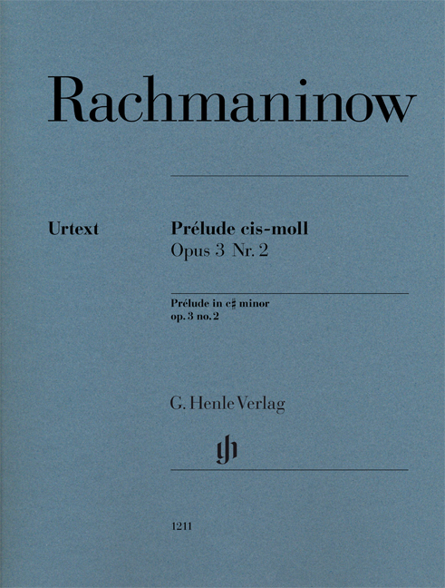 RAHMANYINOV / RACHMANINOW - PRÉLUDE CIS-MOLL OP.3 NR.2 (DOMINIK RAHMER)