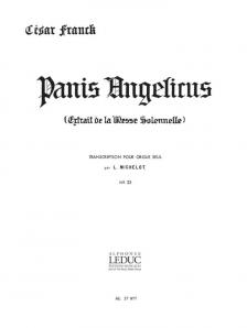 FRANCK, CÉSAR - PANIS ANGELICUS TRANSCRIPTION POUR ORGUE SEUL PAR L.MICHELOT