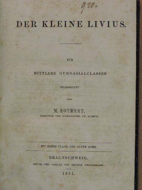 Titus Livius - Der kleine Livius I-II. [antikvár]