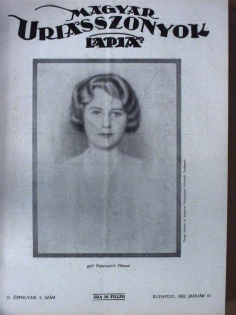 Papp Jenő - Magyar Uriasszonyok Lapja 1933. I-II. (nem teljes évfolyam) [antikvár]