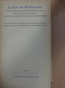 Lexikon der Weltliteratur [antikvár]