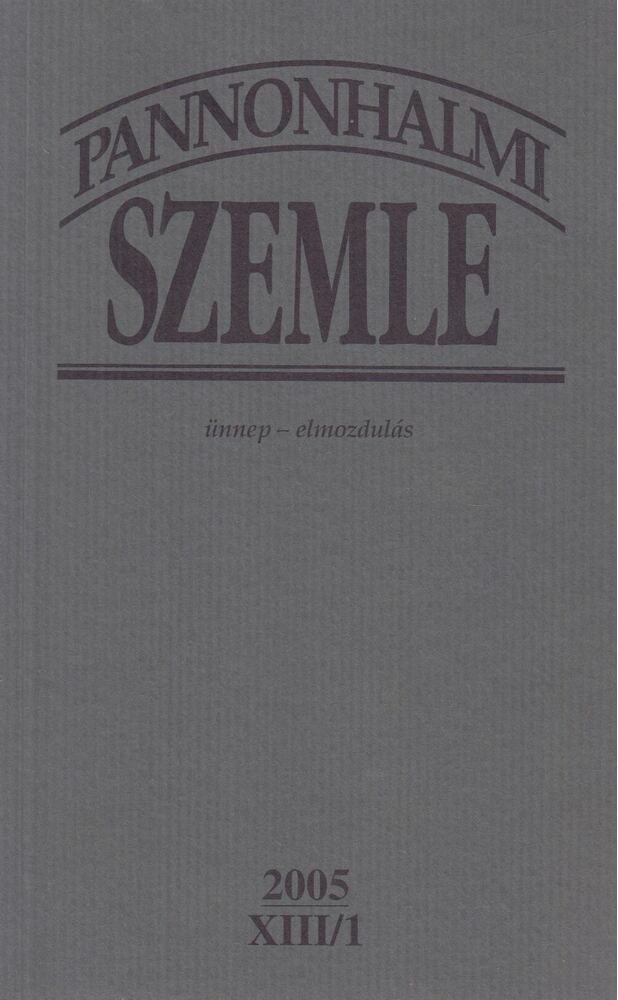 Sulyok Elemér (főszerk.) - Pannonhalmi Szemle 2005 XIII/1. [antikvár]