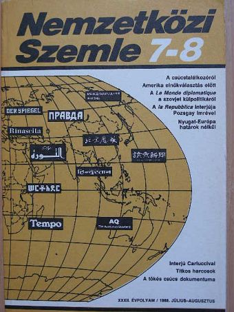 A. Vasziljev - Nemzetközi Szemle 1988. július-augusztus [antikvár]