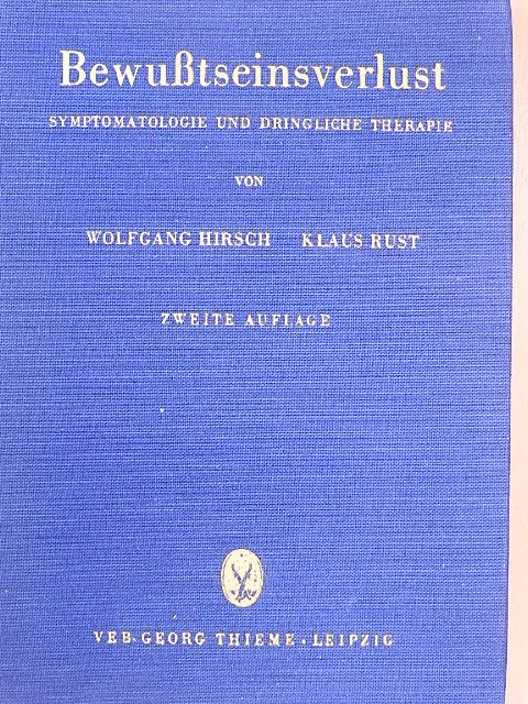 Dr. med. Klaus Rust - Bewußtseinsverlust [antikvár]