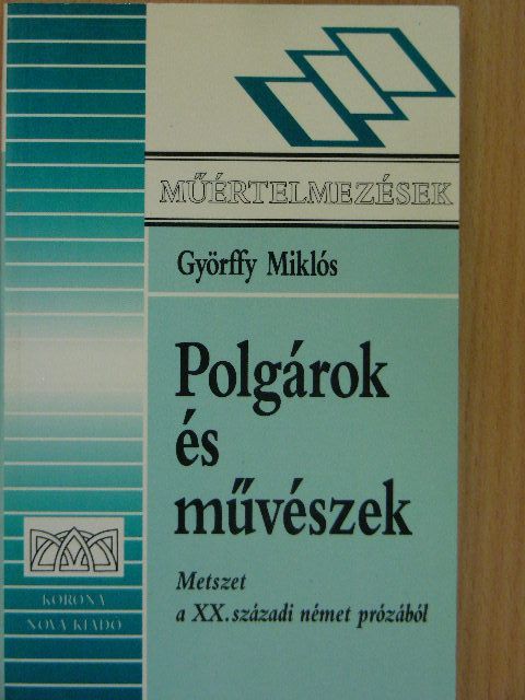 Györffy Miklós - Polgárok és művészek [antikvár]
