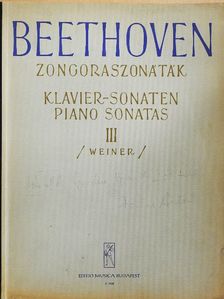 Beethoven - Zongoraszonáták III. [antikvár]