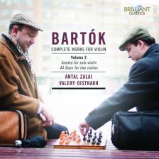 BARTÓK - COMPLETE WORKS FOR VIOLIN VOL.2 CD SZALAI ANTAL, VALERY OISTRAKH
