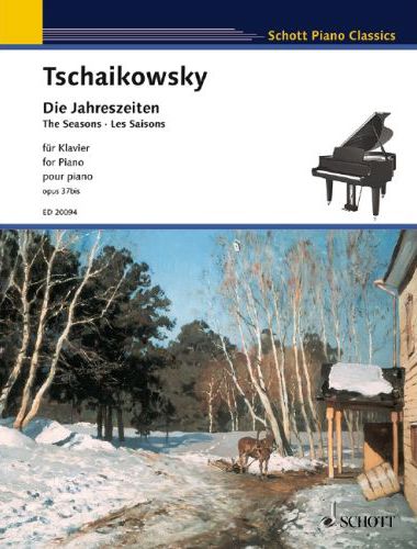CSAJKOVSZKIJ ( TSCHAIKOWSKY) - DIE JAHRESZEITEN. FÜR KLAVIER OP.37 BIS