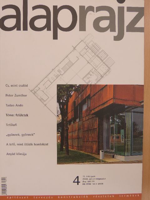 Csanády Pál - Alaprajz 2008. július-augusztus [antikvár]