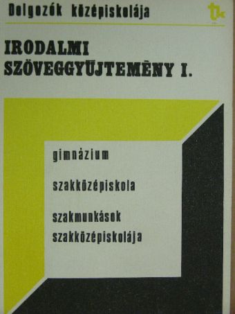 Aiszkhülosz - Irodalmi szöveggyűjtemény I. [antikvár]