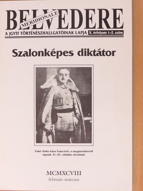 Csíki Júlia - Belvedere Meridionale 1998. február-március [antikvár]