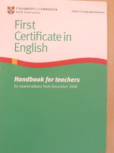 First Certificate in English [antikvár]