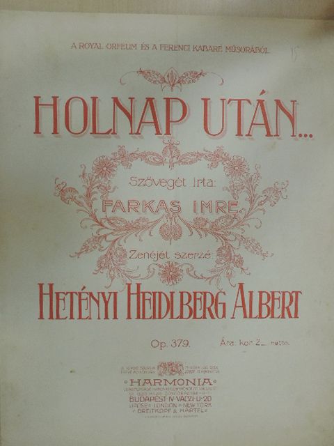 Farkas Imre - Holnap után... [antikvár]