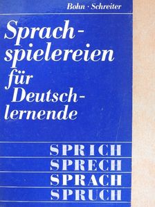 Ina Schreiter - Sprachspielereien für Deutschlernende [antikvár]