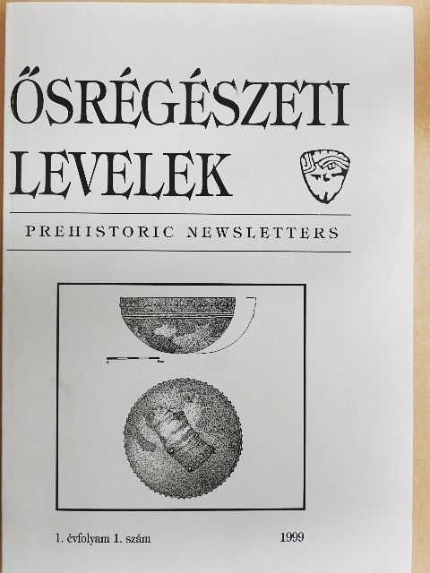 Barna Judit - Ősrégészeti Levelek 1999. [antikvár]