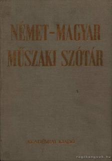 Klár János, Nagy Ernő - Német-magyar műszaki szótár [antikvár]