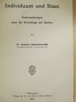 Dr. Georges Chatterton-Hill - Individuum und Staat [antikvár]