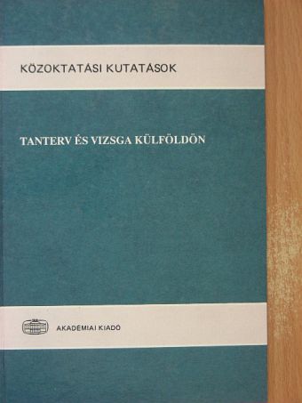 Báthory Zoltán - Tanterv és vizsga külföldön [antikvár]