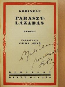 Gobineau - Parasztlázadás [antikvár]