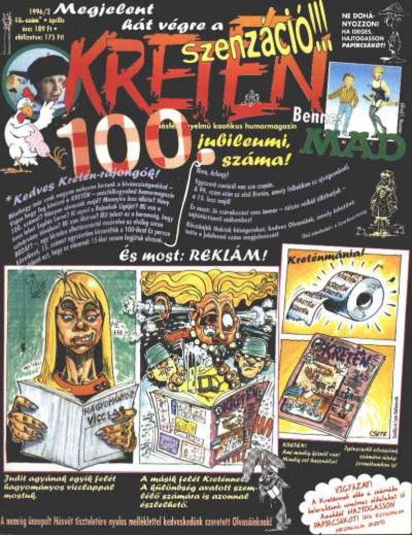 Kretén 1996/2. 15. szám [antikvár]