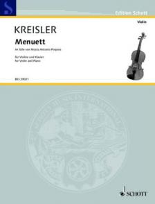 KREISLER - MENUETT IM STILE VON NICOLA ANTONIO PORPORA FÜR VIOLINE UND KLAVIER
