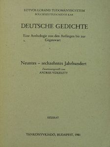 Christoph von Schallenberg - Deutsche Gedichte I. [antikvár]