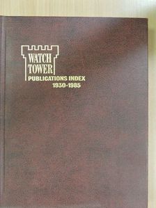 Watchtower Publications Index 1930-1985 [antikvár]