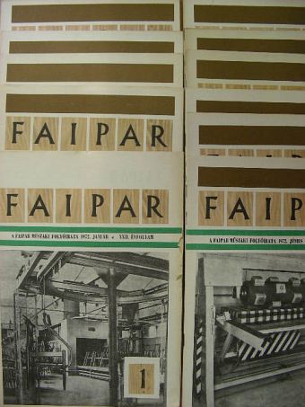 Arató István - Faipar 1972. január-december [antikvár]