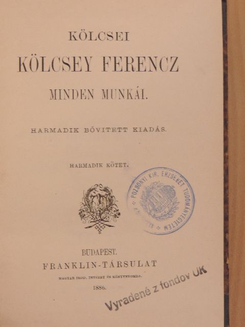 Kölcsei Kölcsey Ferencz - Kölcsei Kölcsey Ferencz minden munkái 3-4. [antikvár]