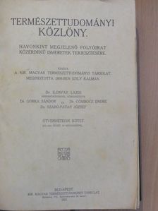 Dr. Ilosvay Lajos - Természettudományi Közlöny 1925. január-december [antikvár]