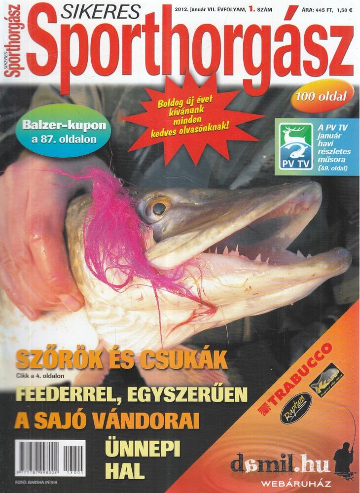 Petrenka Noémi (szerk.) - Sikeres Sporthorgász 2012. január VII. évf. 1. szám [antikvár]
