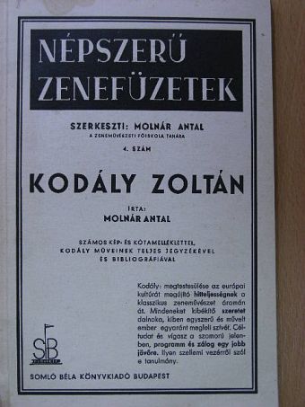 Molnár Antal - Kodály Zoltán [antikvár]