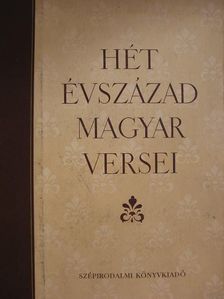 Ábrányi Emil - Hét évszázad magyar versei [antikvár]